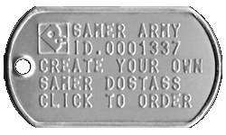 Gamer Army Custom Dogtags
